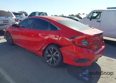 2019 Honda Civic Sport z USA, uszkodzony, nr VIN 2HGFC2F89KH543275